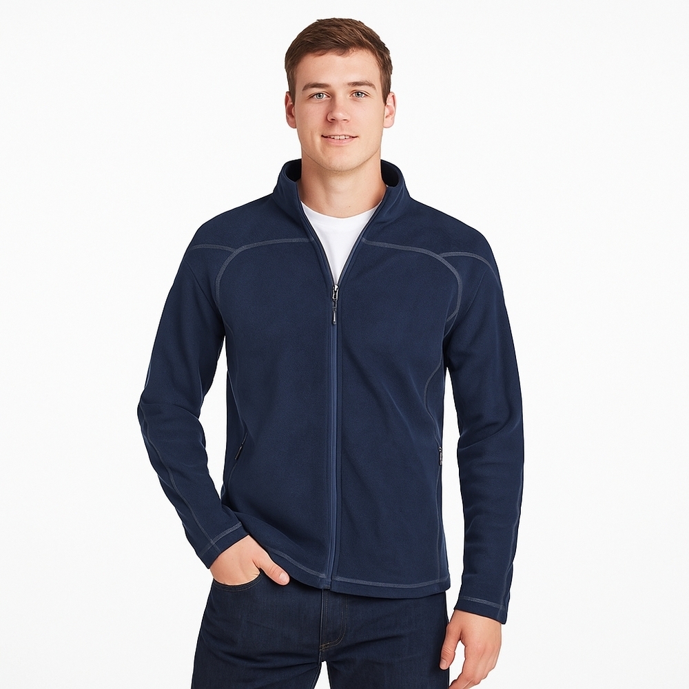 Stormtech Men's Navy Blue Performance Fleece ZipUp Jacket Size Large